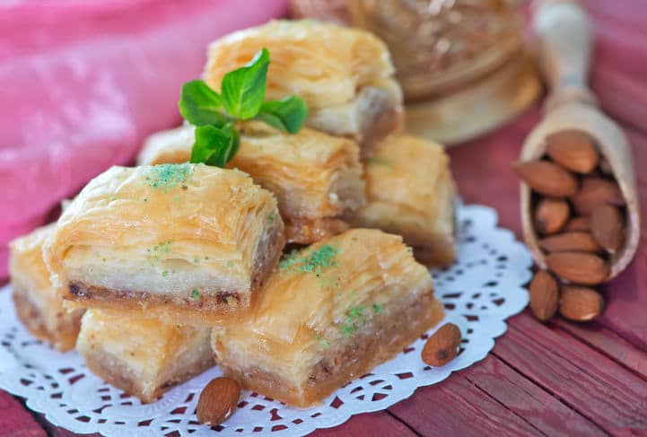 Baklava, Turkish dessert