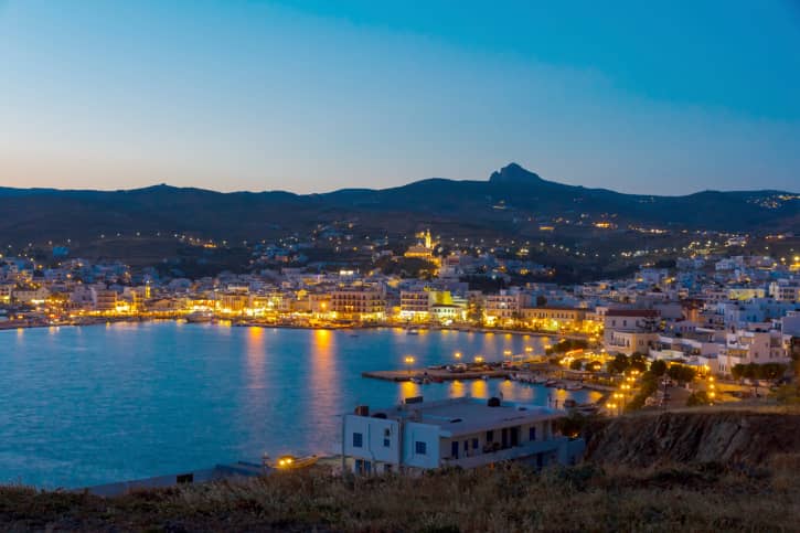 Tinos island at Cyclades, Greece