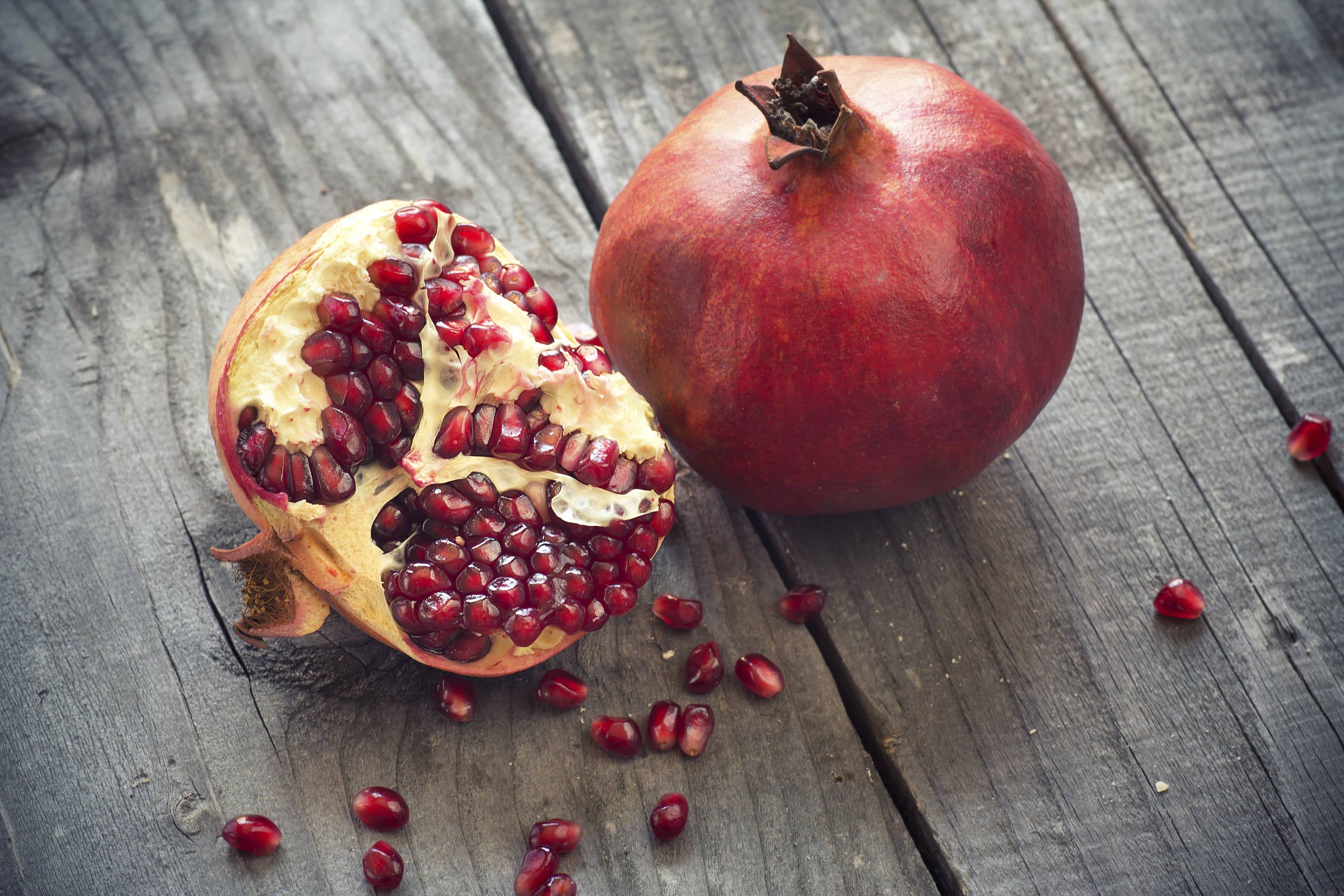 Juicy pomegranates