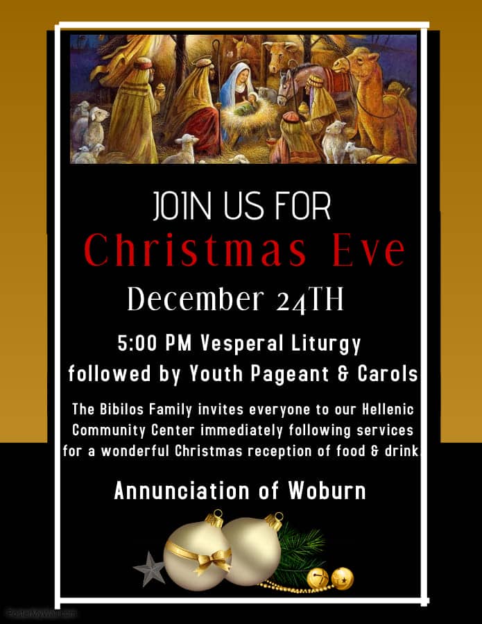 Christmas Eve Woburn MA